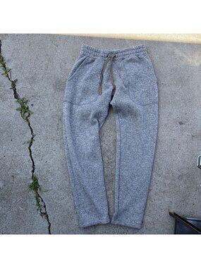 Fayettechill Womens Heather Gray Fleece Sweatpants Joggers Size M Polartec